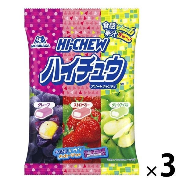 【たっぷり3袋+おまけ付き!】森永製菓 ハイチュウアソート