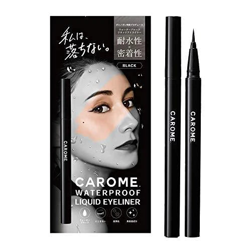 CAROME. カロミー ウォータープルーフリキッドアイライナー ブラック