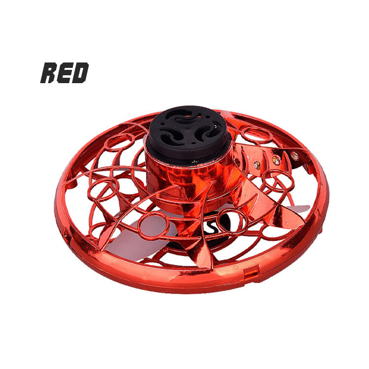 【RED】ハンドスピナー UFOハンドスピナー ドローン トイドローン ラジコン 小型 子供 プレゼント フライングハンドスピナー おもちゃ 知育玩具 UFO hand spinner