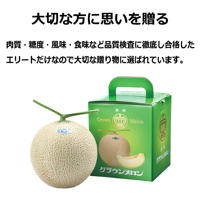 1玉 静岡産 クラウンメロン