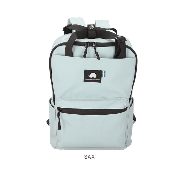 【BLACK】 スカンジナビアンフォレスト リュック 通販 トート 2way デイパック バックパック 通勤 通学 A4 大容量 多収納 ポケット レディース おしゃれ 大人 かわいい シンプル 男女兼用