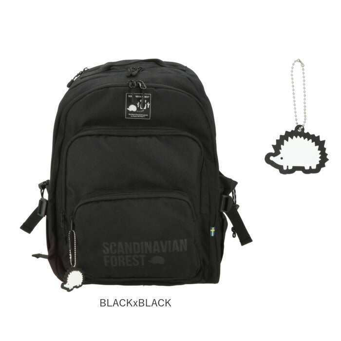 【BLACKxBLACK・リュック】 スカンジナビアンフォレスト scandinavian forest リュック 251-KESF215 通販 レディース メンズ おしゃれ 23l ジュニア 通学 デイパック a3 女子 リュックサック 北欧 かわいい