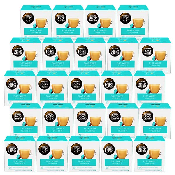 ネスカフェ ドルチェグスト 専用カプセル フラットホワイト×24箱【3~4営業日以内に出荷】【送料無料】ネスレ ネスカフェ コーヒー ホットコーヒー