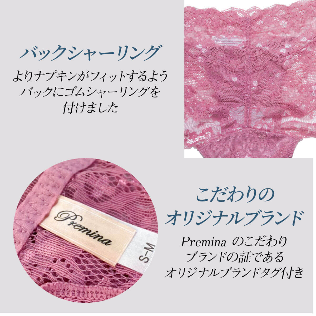 【3人シェア買いでお得】【リッチブラック/L-LL】総レースサニタリーショーツ ウイング対応 生理 用 パンツ パンティ フルレース はねつき 羽根つき ウィング ナプキン レギュラー かわいい 可愛い レディース 女性 インナー お洒落 フェムテック フェムケア / Premina プレミーナ
