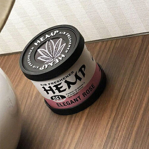 【送料無料】HEMP GEL ジェル エレガントローズ ルームフレグランス 置き型 80g