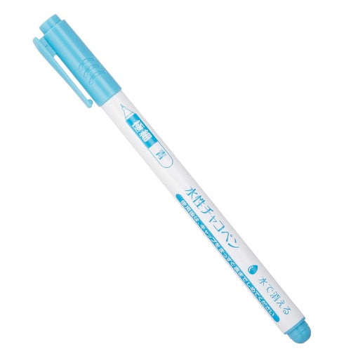 【メール便 送料無料】Clover 水性チャコペン 極細 青 24-414