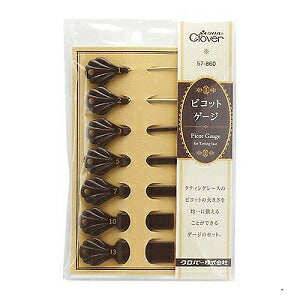 【メール便 送料無料】Clover クロバー タティングレース用品 ピコットゲージ 57-860