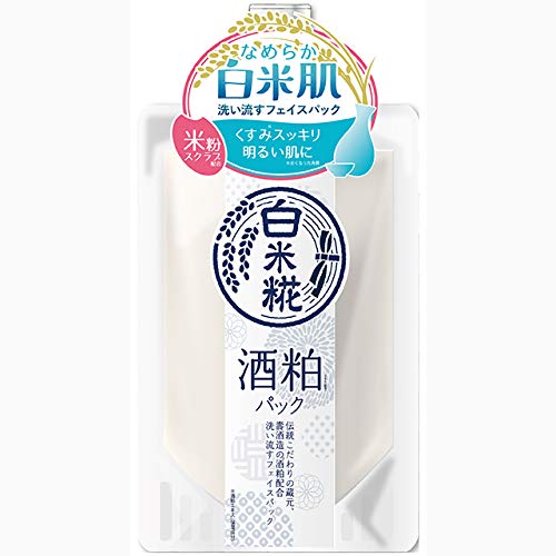 【メール便 送料無料】白米糀 酒粕フェイスパック 170g