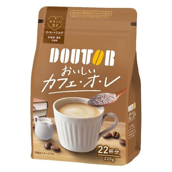 【おまけ付き!】ドトールコーヒー カフェ・オ・レ 1袋(220g)