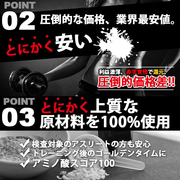 【3人シェア買いでお得】ホエイプロテインWPC100 3kg 国内製造 MADPROTEIN ノンフレーバー プレーン