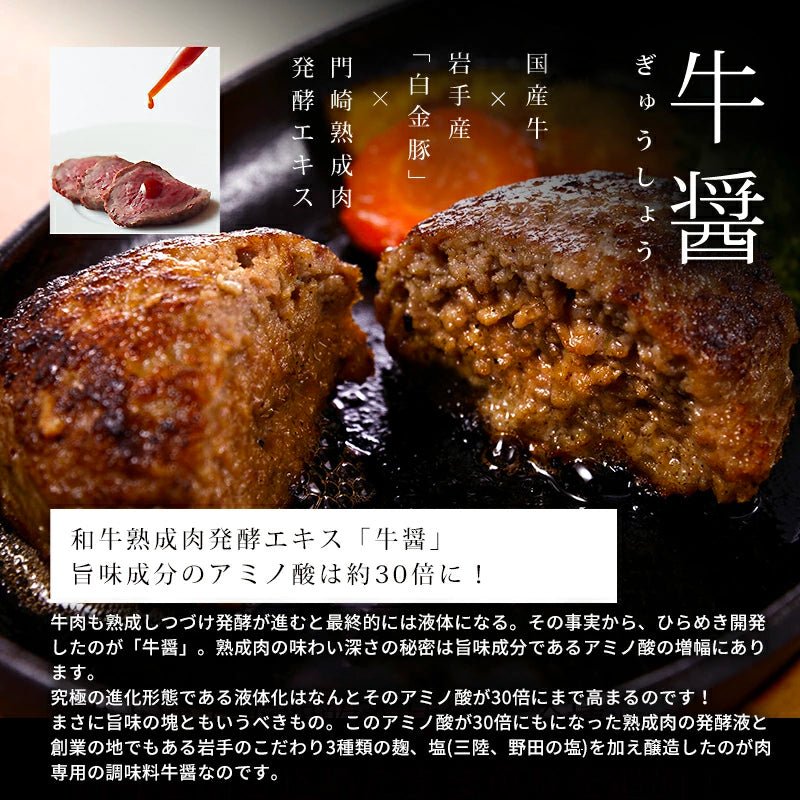 【3人シェア買いでお得】10個入り(各2個)格之進ハンバーグバラエティセット 無添加