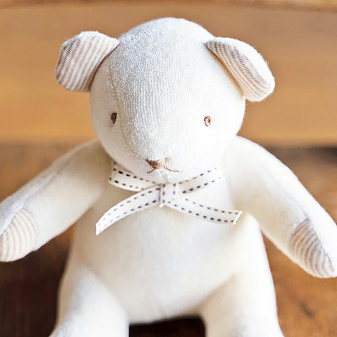 ★非掲載★ オーガニック ベア コットン やわらか かわいい ぬいぐるみ 動物 きなり おもちゃ 手作り クマ 素朴 くま ベビー 赤ちゃん 新生児 ギフト ベビーギフト プレゼント お祝い 出産祝い 誕生日 贈り物 送料無料 ※代引不可
