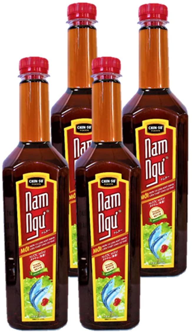 nam ngu NUOC MAM CHIN-SU 750ml×4 ヌクマム 魚醤