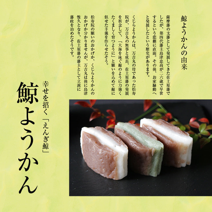 くじら羊羹 鯨羊羹 12入(よもぎ4個・白8個)