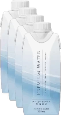 【100円シェア買い】【330ml×12本】賞味期限わずか/水/紙パック水/ナチュラルウォーター/プレミアムウォーター【ご新規さんとシェア買い】