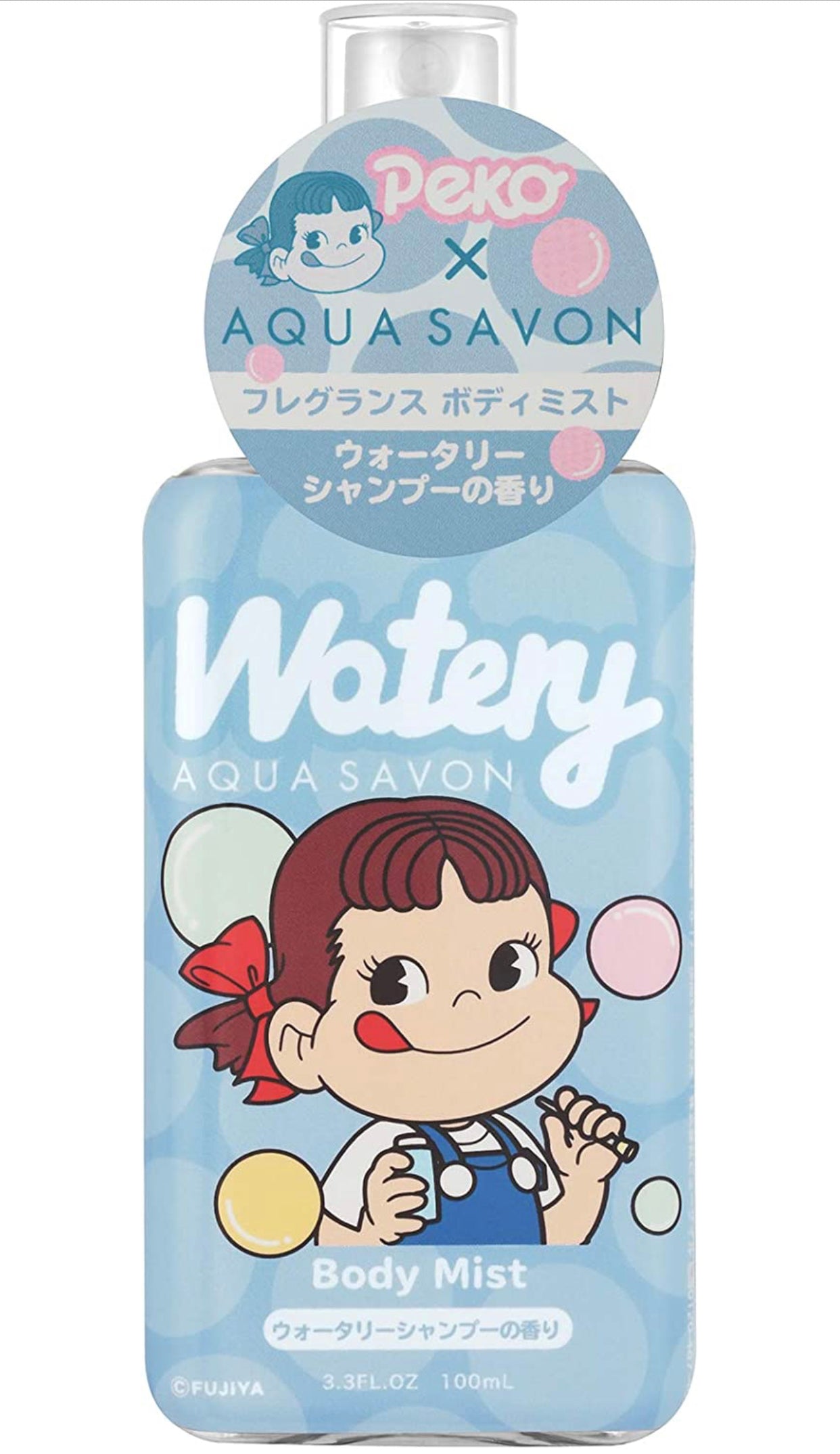 不二家 ウォータリーシャンプーの香り ボディミスト 100mL