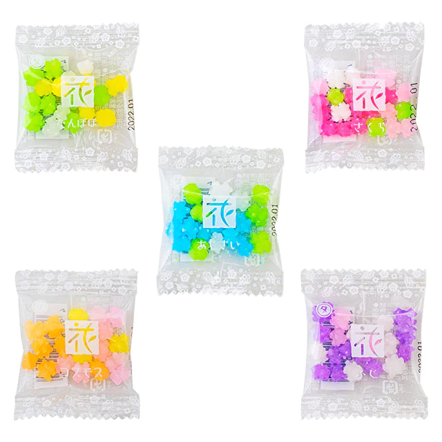 花詰合せ金平糖 4g 50個セット【マルタ食品】金平糖 和菓子 中華菓子 お菓子 駄菓子 大人買い 大量メール便 ポスト投函