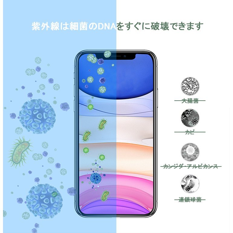 【3人シェア買いでお得】UV除菌ボックス UV殺菌機 スマホ 除菌器 マスク 殺菌ボックス UV 紫外線 除菌消毒 UV-C 99.9% 17-BAT121