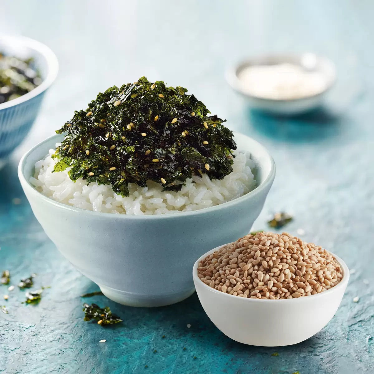 韓国味付けのりフレーク 海苔フレーク ごま付き ふりかけ 70g x 3個 韓国のり 海苔