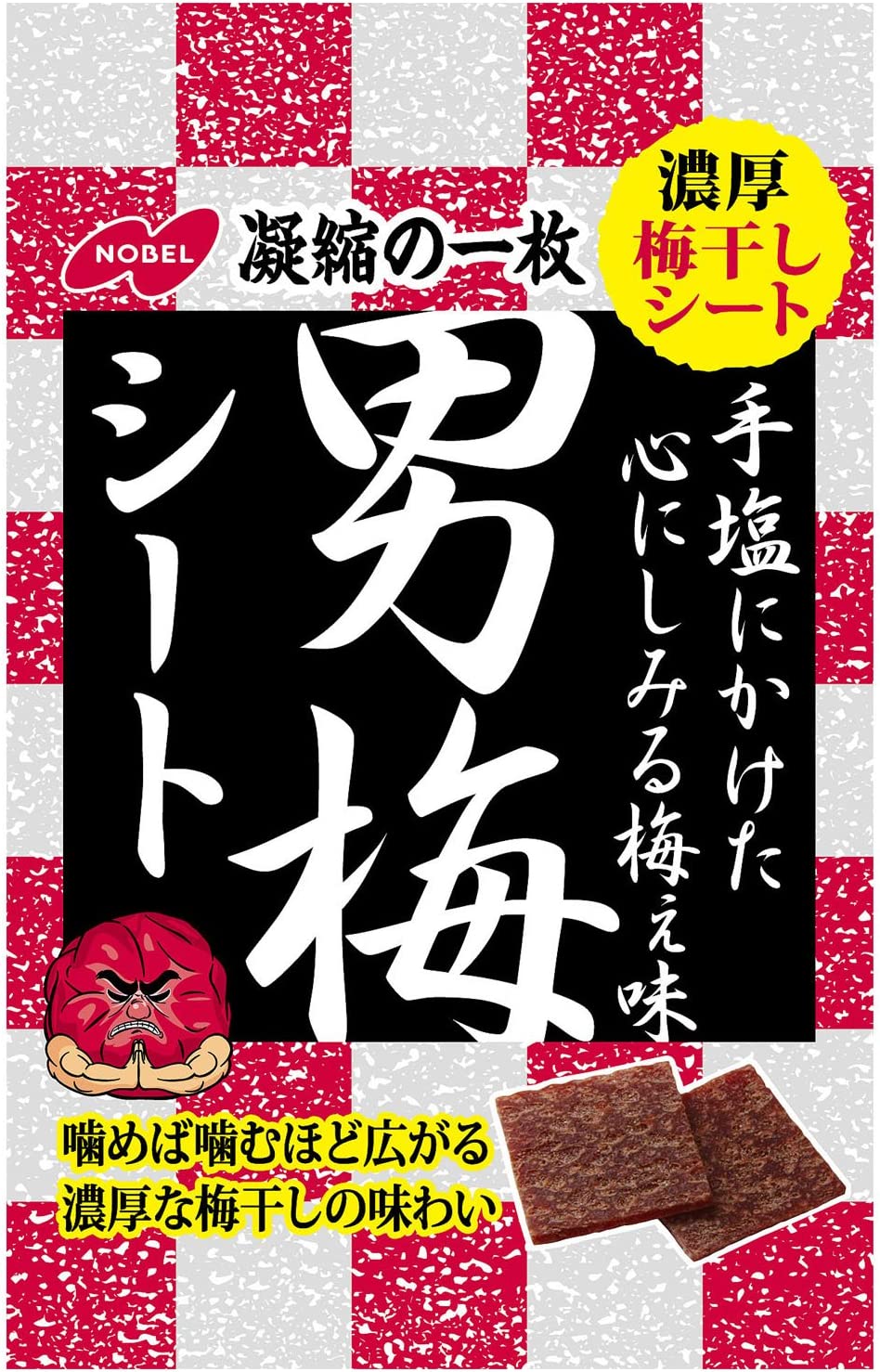 ノーベル 男梅シート 27g×3個