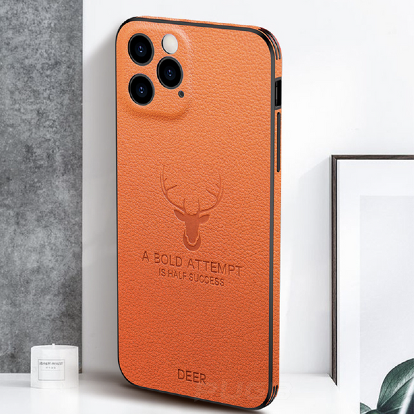 カメラを守る!iPhone専用の耐久性に優れたスタイリッシュなスマホケース!「GeeCase Zero」 【撥水/防汚/指紋付着防止/カメラ保護】【オレンジ / iPhone12 Pro】