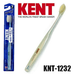 【メール便 送料無料】KENT ケント 白馬毛歯ブラシ ふつう KNT-1232