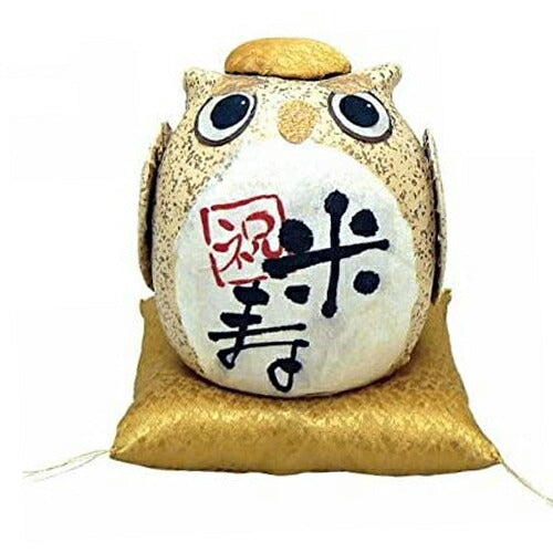 【送料無料】リュウコドウ ちぎり和紙 長寿の祝いふくろう(米寿)