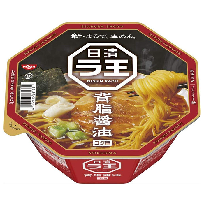 日清 ラ王 12個×112g 背脂醤油
