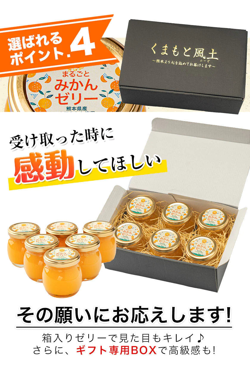 まるごと みかんゼリー フルーツギフト 熊本 小玉みかん 使用 ミカンゼリー 送料無料 果物 スイーツ セット おしゃれ かわいい《7-14営業日以内に発送予定(土日祝日除く)》