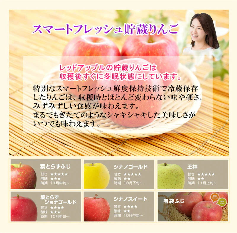 【フルーツ りんご 青森りんご 送料無料】青森県弘前市 赤石りんご園葉とらずふじ 5kg(12玉~22玉)特別貯蔵スマートフレッシュりんご【リンゴ 果物 贈答品 ギフト】