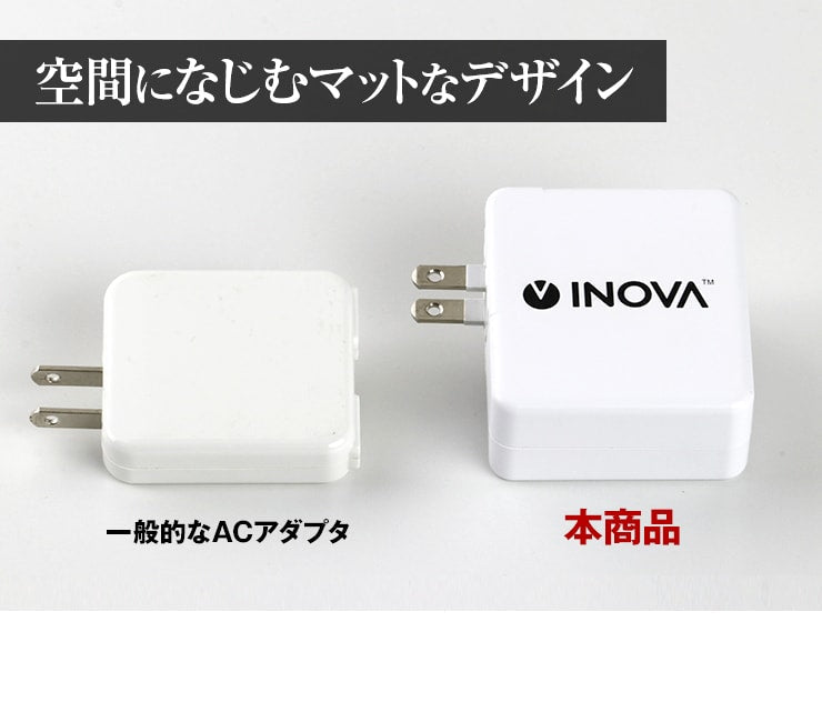 USB コンセント 充電器 usb充電器 スマホ充電器 ACアダプター 電源タップ USBコンセント(3R-ACC01WT)