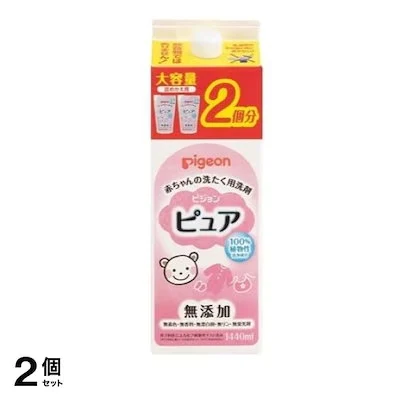 洗たく用洗剤ピュア 詰めかえ用 2回分1.44L×2個セット