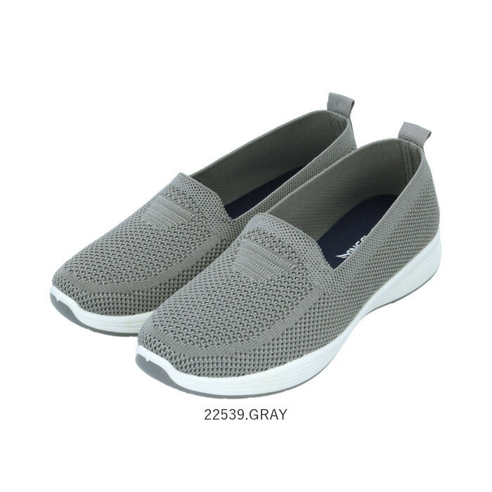 【22539.BLACK・24cm】 Angel Fit エンジェルフィット フラットシューズ ローヒール 軽量 レディース 通販 フライニットパンプス コンフォートシューズ 軽量 上履き カジュアル フラット 通気性 痛くない