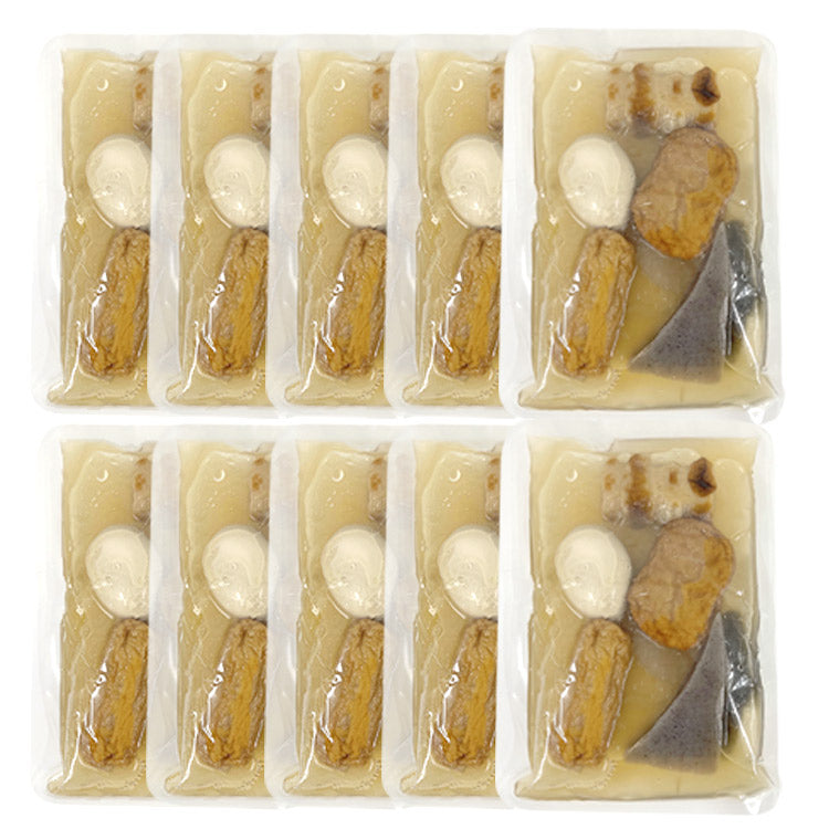 箱売り おでん400g×10P入 10人前 【業務用販売】湯煎 温めるだけ レトルト 日本食研 惣菜 常温便 同梱不可 送料無料 お取り寄せグルメ 食品 ギフト
