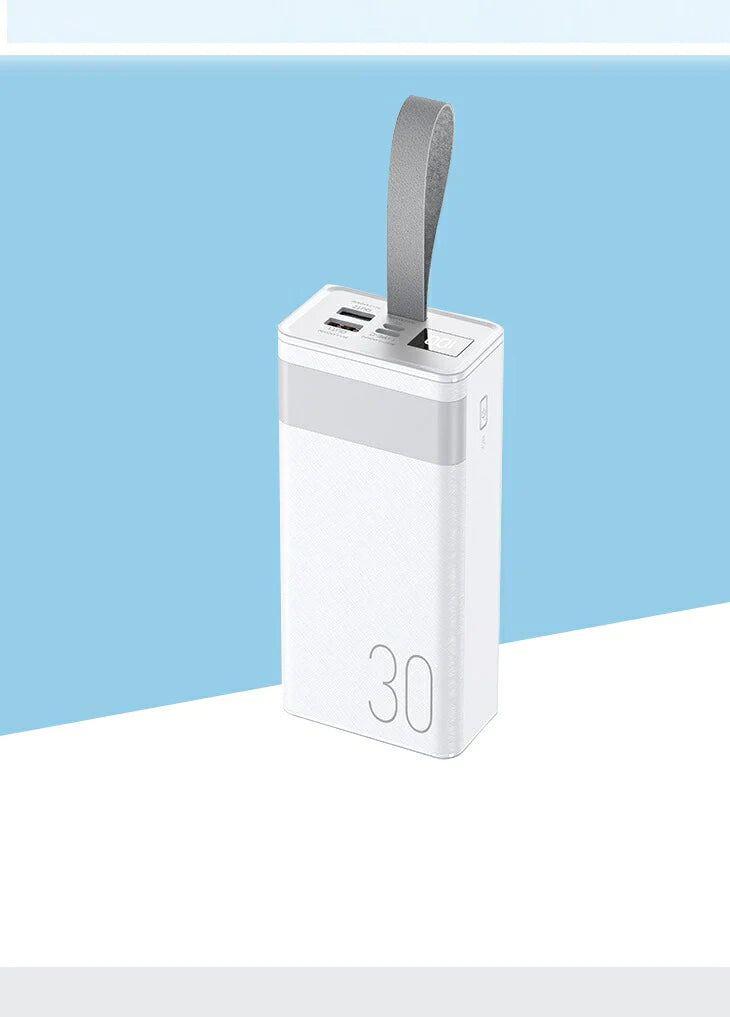 REMAX モバイルバッテリー30000mAh 大容量 2口 2ポート 急速充電 小型 軽量 iPhone iPad Android Type-c IPH USB 10W