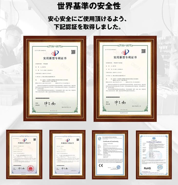 コンパクト 空気清浄機 マイナスイオン ホルムアルデヒド除去 オゾン除菌 消臭 家庭用 ペットトイレ消臭 風呂場 ウイルス除去 循環 分解