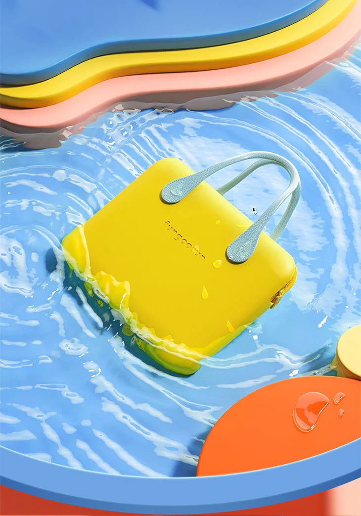 【ブルー13-14INCH】ノートパソコンケース 持ち運び パソコンケース バッグ EVA素材 おしゃれ かわいい シリコン 保護 ファッショナブル 耐熱 防水 丈夫 柔らかい カラフル