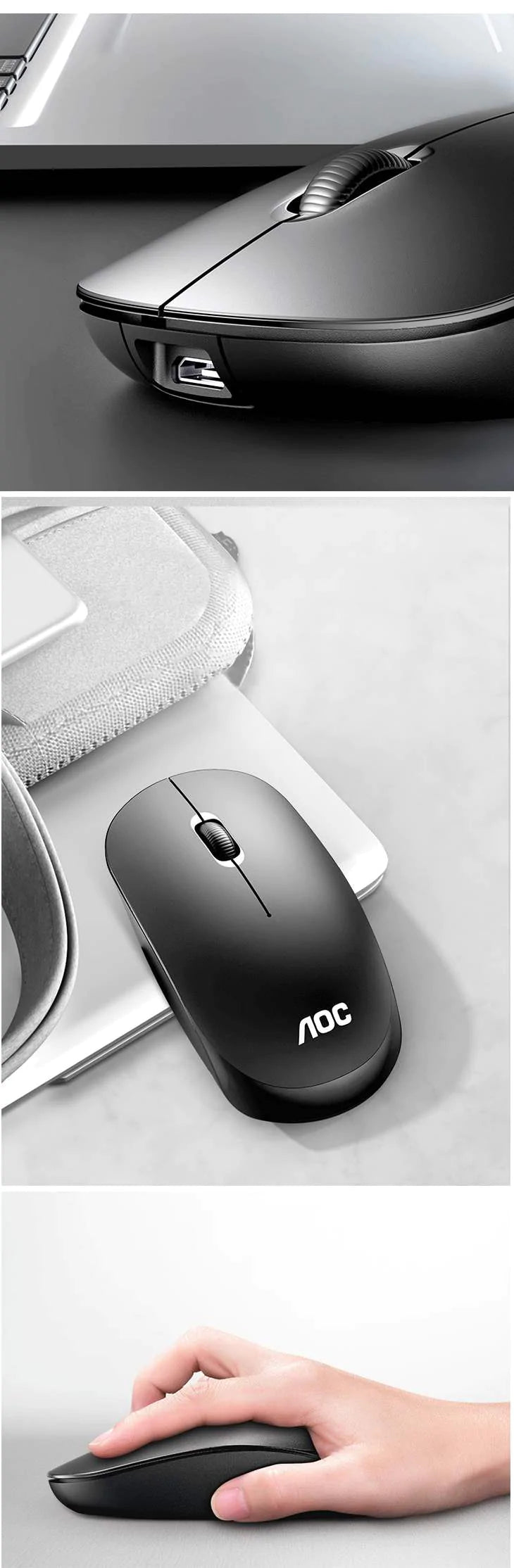 マウス ワイヤレス 静音 薄型 無線マウス シルバー パソコン 高性能 スマート ノートパソコン グリップ感 手にフィット コンパクト 高精度