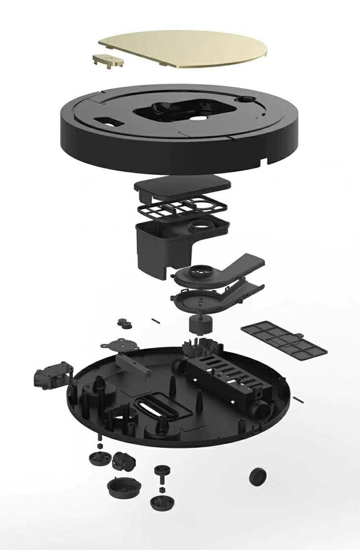 【ブラック】USB充電 スマートロボ 掃除機 ロボット掃除機 自動 大容量バッテリー 長持ち ほこり 掃除 クリーナー 静か 静音 スリムデザイン