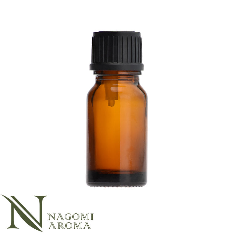遮光ビン 10ml(アンバー) 黒キャップ&ヴァーティカルドロッパー 【 遮光瓶 ガラス瓶 薬瓶 調合 保存 アロマオイル エッセンシャルオイル 精油 キャリアオイル フレグランスオイル 香水 手作り コスメ ハンドメイド 蓋付 茶色 】