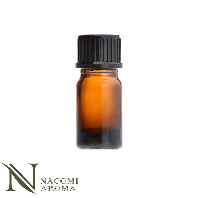 遮光ビン 5ml(アンバー) 黒キャップ&ヴァーティカルドロッパー 【 遮光瓶 ガラス瓶 薬瓶 保存 アロマオイル エッセンシャルオイル精油 キャリアオイル フレグランスオイル 香水 手作り コスメ ハンドメイド 蓋付 茶色 】