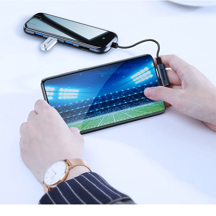 USB Type C ハブ 6in1 60W PD充電ポート baseus-020