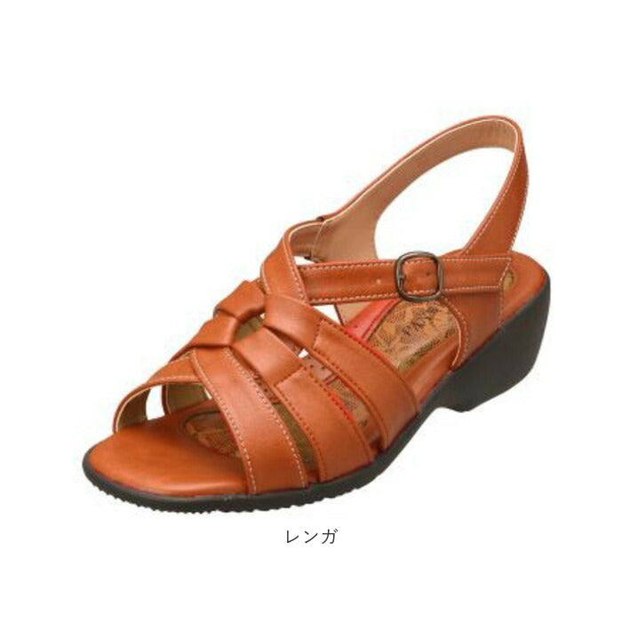 【ブラック・Lサイズ】 サンダル レディース 夏 通販 履きやすい ストラップサンダル パンジー pansy 歩きやすい 疲れにくい ローヒール おしゃれ シンプル サマーサンダル 軽量 軽い 抗菌 バックストラップ