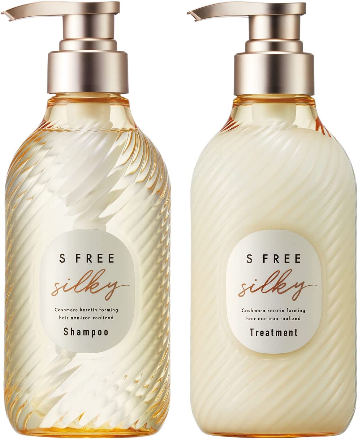 エスフリー シャンプー&トリートメント シルキースムース 本体セット