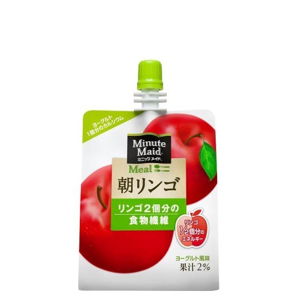 コカ・コーラ ミニッツメイド 朝バナナ・朝リンゴ180g 各12本 計24本