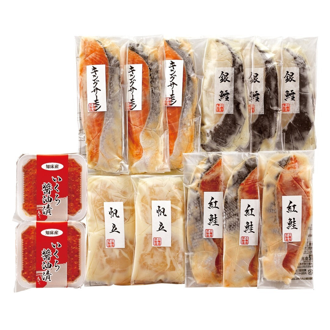 小樽吟醸酒粕造りといくら醤油漬け いくら醤油漬け 銀鱈 紅鮭 キングサーモン ほたて貝柱 小樽吟醸酒粕造り いくら タラ シャケ サーモン 醤油漬け 中元 歳暮 グルメ ギフト お取り寄せ 詰め合わせ 人気 おすすめ ランキング ※代引不可
