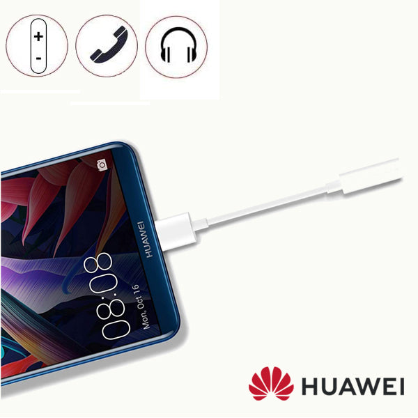 Huawei 純正 変換アダプタ usb type-C 変換ケーブル 3.5mm