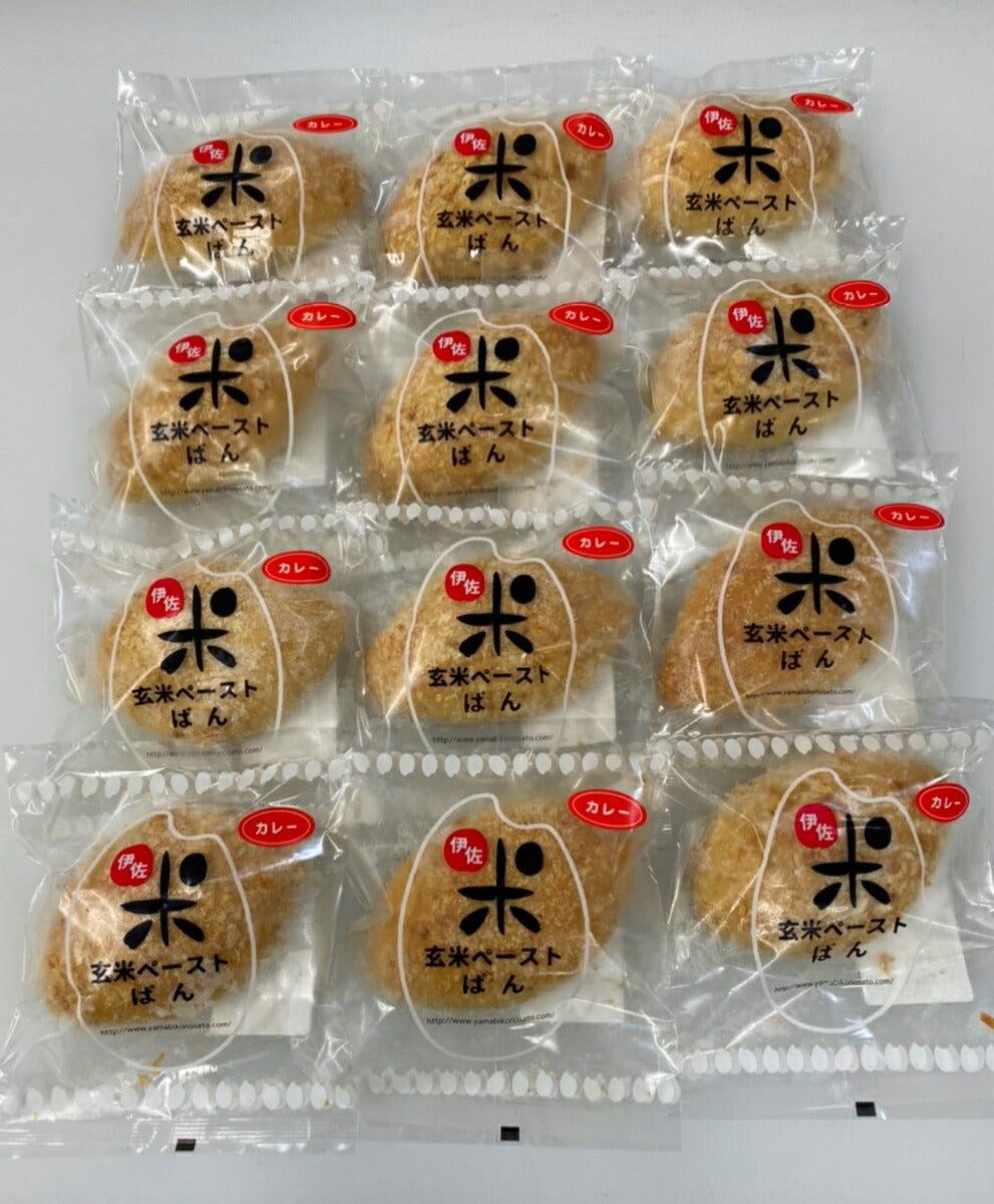 家直送<玄米ペースト焼カレーぱん>12個入り