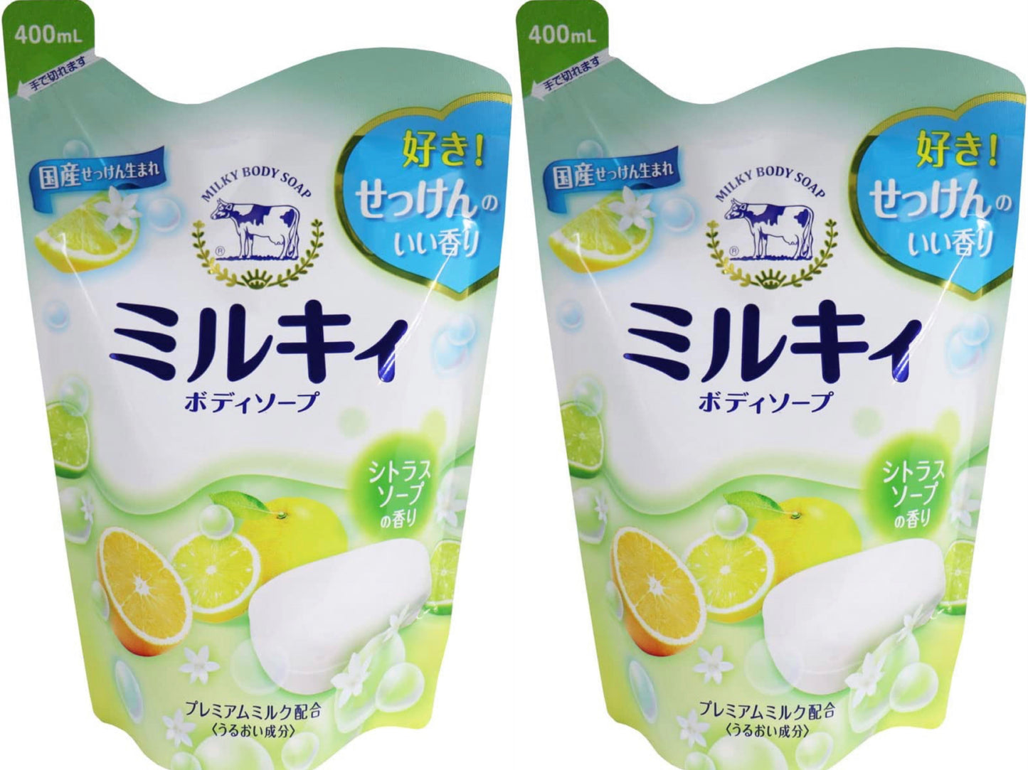 ミルキィ ボディソープ シトラスソープの香り 詰替用 400mL シトラス 2個