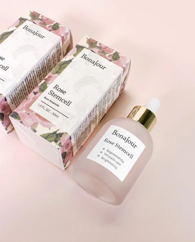 【SNSで話題!】ボナジュール ローズステムセラム ステムセル アンプル 30ml Bonajour punbaki 美容液 セラム 高濃度 ローズ美容液 ローズセラム 敏感肌 乾燥肌 ビーガン ヴィーガン 低刺激 保湿 透明感 水光肌 ハリ スキンケア 韓国コスメ 定形外 送料込み